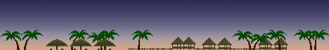 風景のGIFアニメ素材 リゾートの朝焼け