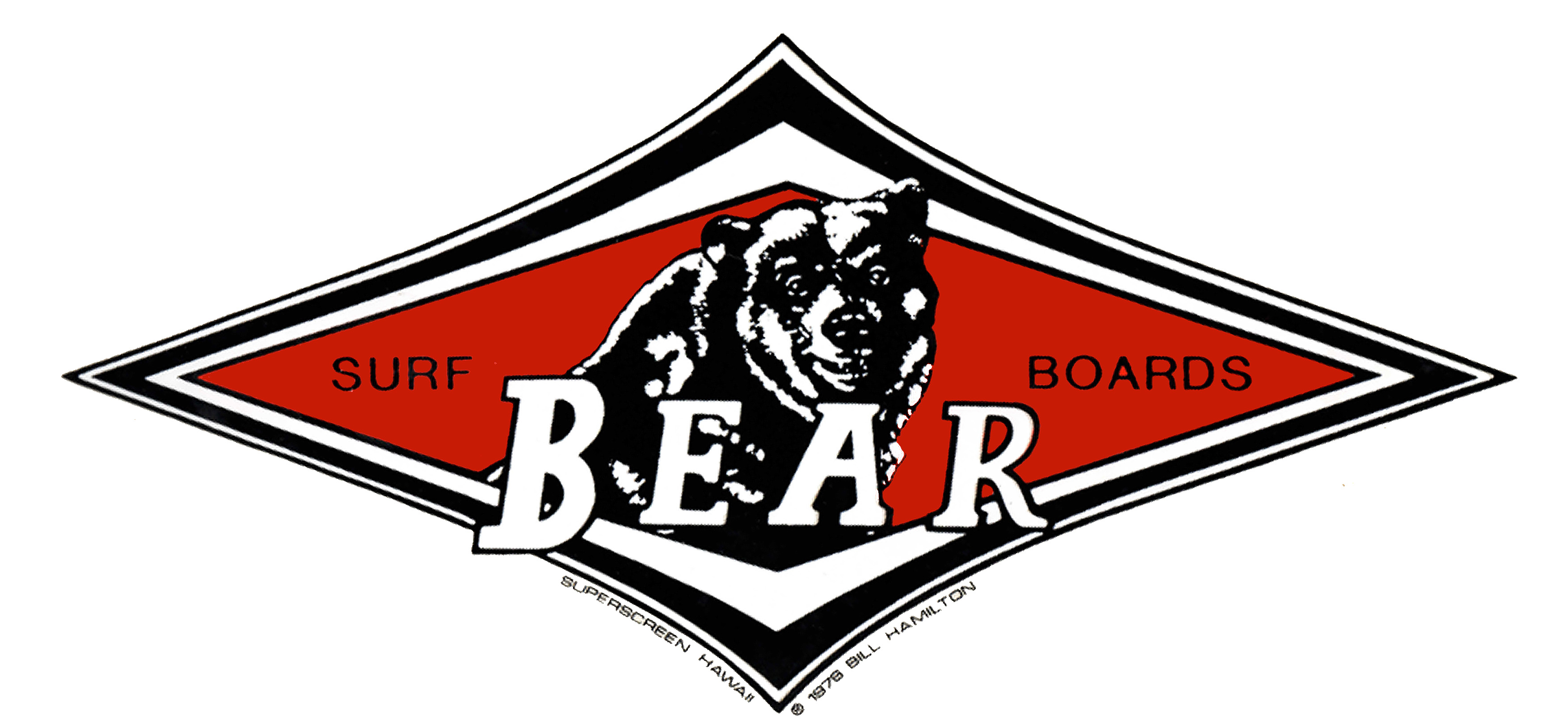 bear surfboards ベアーサーフボードロゴ